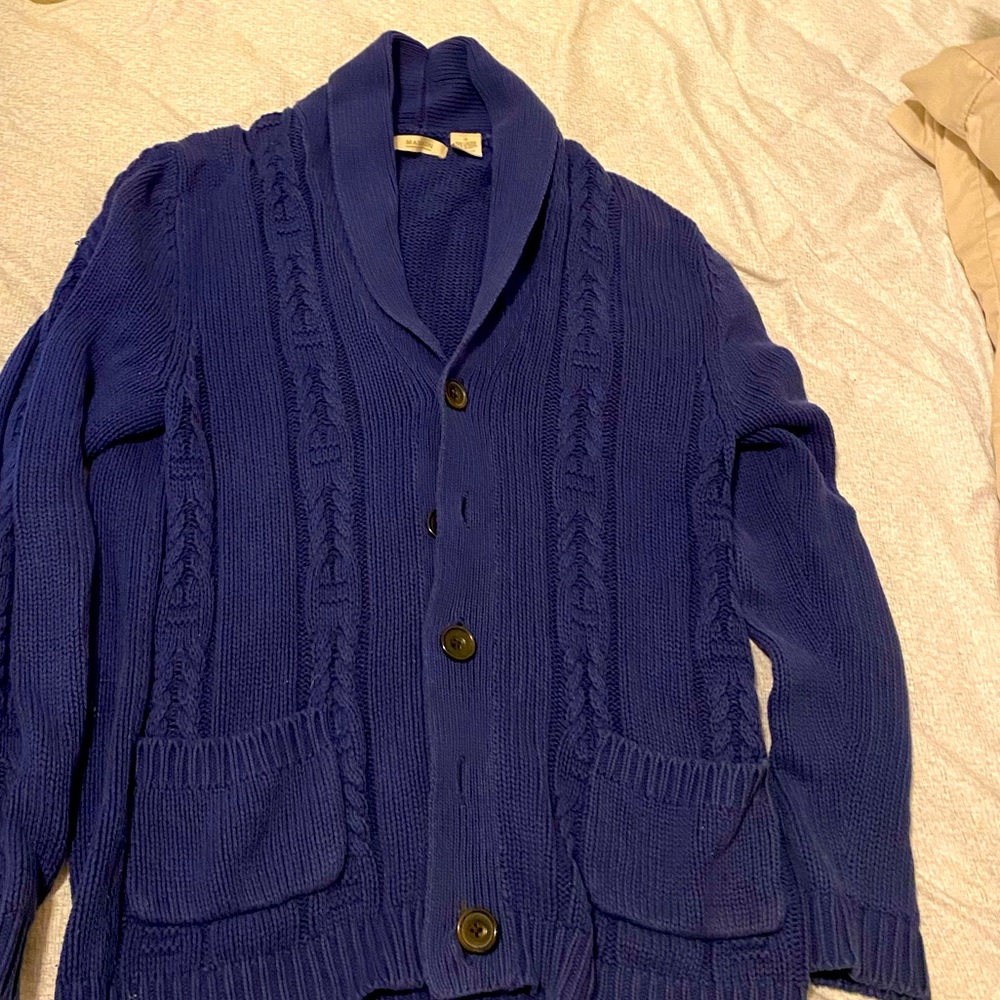 Madison Navy Cardigan, size S